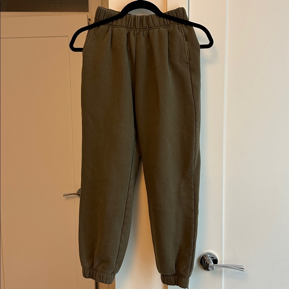OAK + FORT Khaki Green Jogger/Sweat Pants